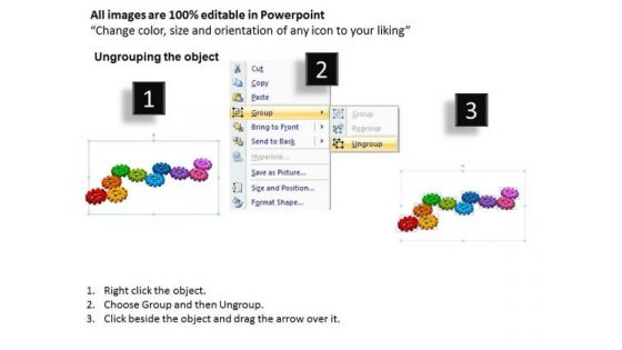 PowerPoint Designs Process Gears Process Ppt Templates