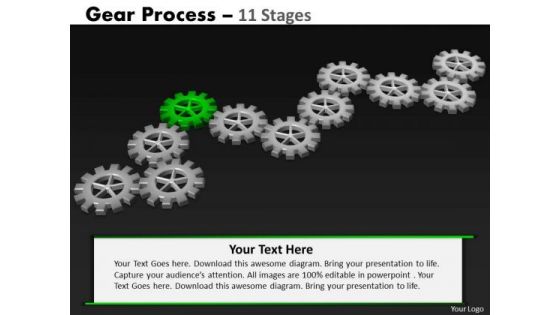 PowerPoint Designs Strategy Gears Process Ppt Presentation