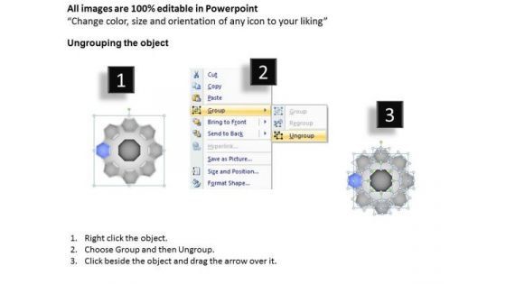PowerPoint Designs Strategy Hub And Spokes Process Ppt Template