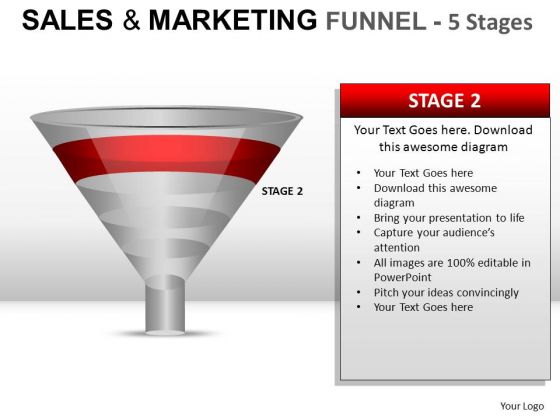 PowerPoint Graphics Sales Marketing Funnel Diagram Ppt Slides