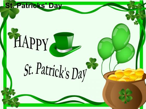 PowerPoint Happy Patricks Day Ppt Backgrounds