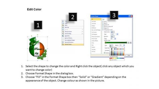 PowerPoint Ireland Flag Patricks Day Ppt Layout