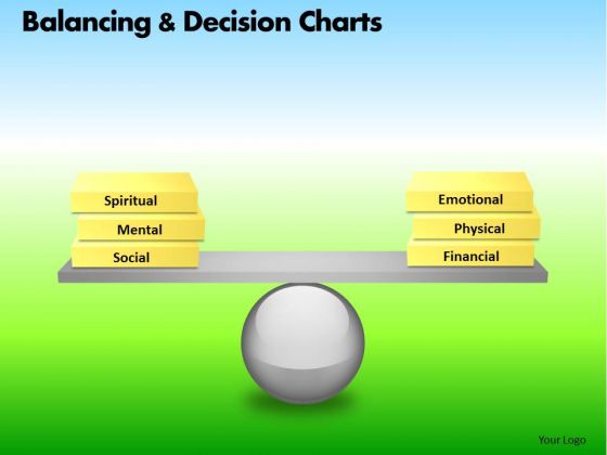 PowerPoint Layout Executive Strategy Balancing Decision Charts Ppt Process