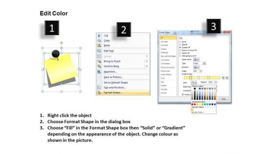 PowerPoint Layout Executive Success Post It Notes Ppt Theme