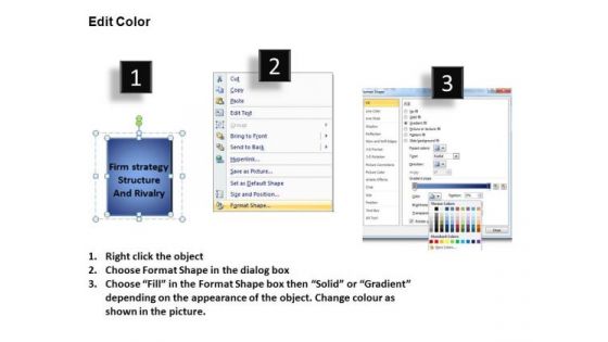 PowerPoint Layout Executive Teamwork Porters Diamond Ppt Slide