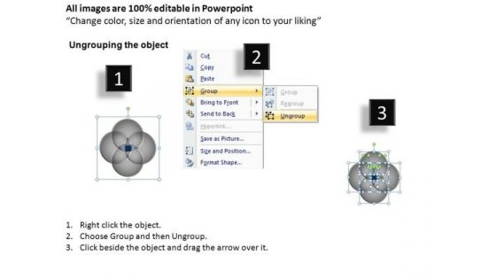 PowerPoint Layout Graphic Venn Diagram Ppt Template