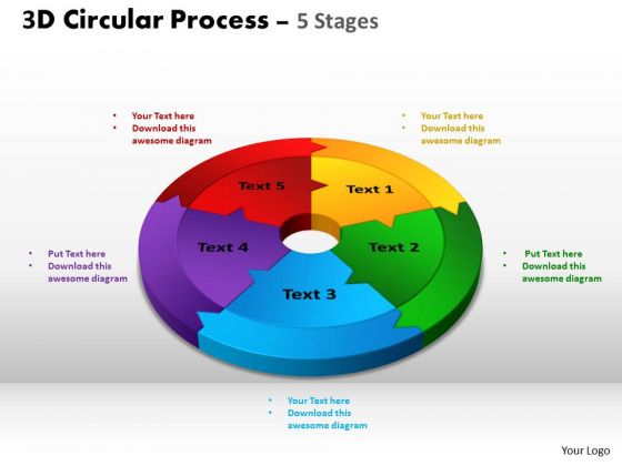 PowerPoint Layout Leadership Circular Process Cycle Ppt Process