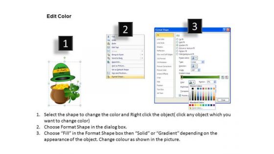 PowerPoint Layout Pot Of Gold Patricks Day Ppt Backgrounds