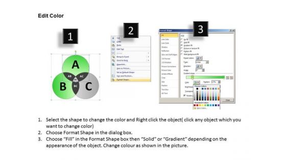 PowerPoint Layout Strategy Venn Diagram Ppt Slides