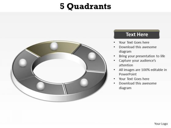 PowerPoint Layout Teamwork Quadrants Ppt Presentation