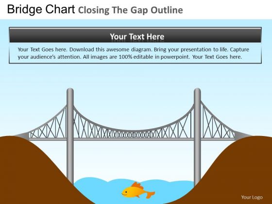 PowerPoint Layouts Business Leadership Bridge Closing Gap Ppt Themes