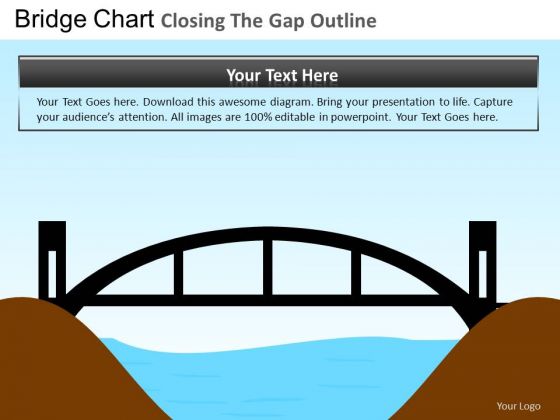 PowerPoint Layouts Closing Gap Company Success Ppt Template