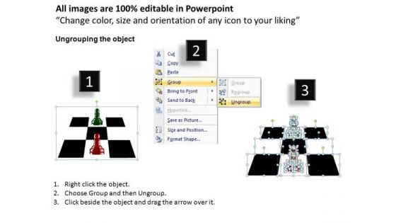 PowerPoint Layouts Company Growth Chess Pawn Ppt Presentation