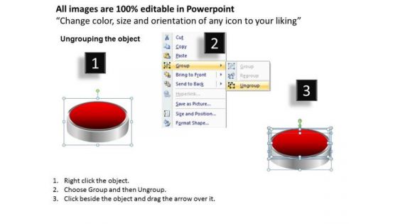 PowerPoint Layouts Diagram 3d Pedestal Ppt Backgrounds