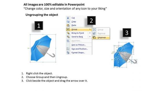 PowerPoint Layouts Editable Umbrella Chart Ppt Slidelayout