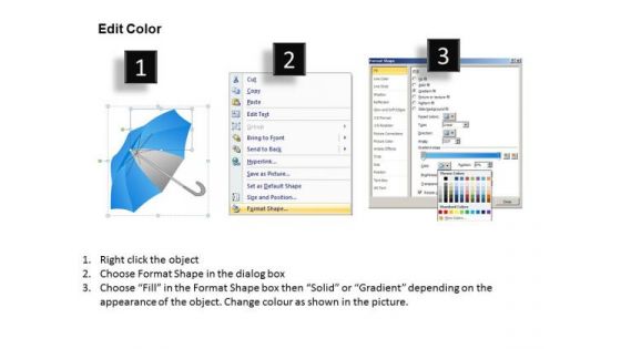 PowerPoint Layouts Editable Umbrella Chart Ppt Slidelayout