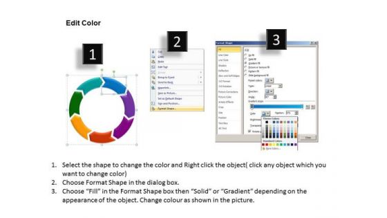 PowerPoint Layouts Leadership Cycle Diagram Ppt Slidelayout