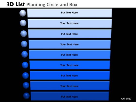 PowerPoint Layouts Leadership List Planning Ppt Designs