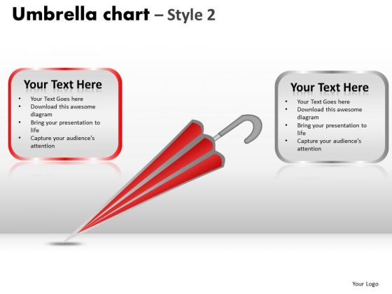 PowerPoint Layouts Marketing Umbrella Chart Ppt Theme
