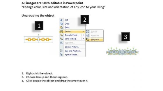 PowerPoint Layouts Success Weak Broken Chains Ppt Themes