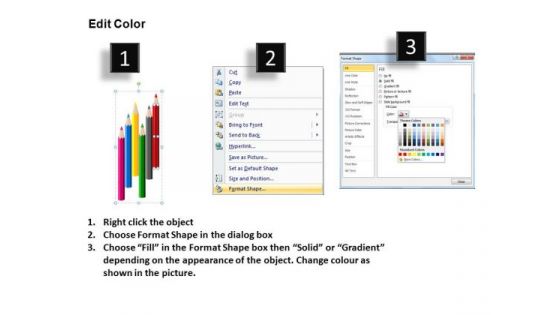 PowerPoint Pens Pencils Education School Ppt Theme
