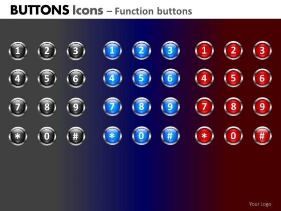 PowerPoint Presentation Business Competition Buttons Icons Ppt Designs