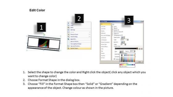 PowerPoint Presentation Business Film Strip Movie Timeline Ppt Slides