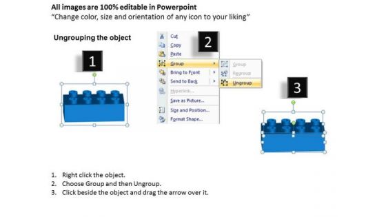 PowerPoint Presentation Chart Lego Blocks Ppt Design Slides
