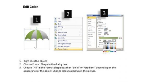PowerPoint Presentation Company Competition Umbrella Chart Ppt Presentation Designs