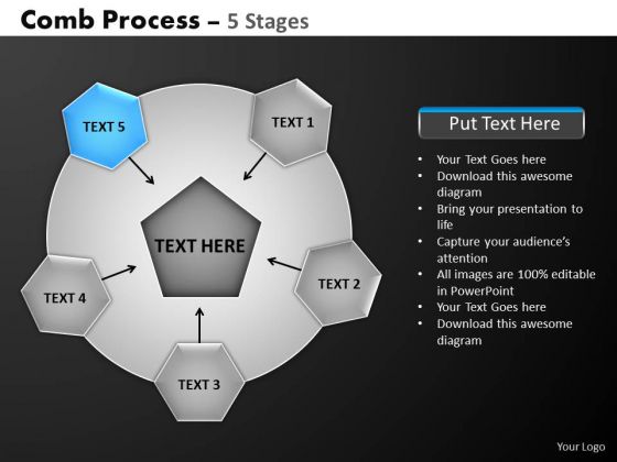 PowerPoint Presentation Company Hub And Spokes Process Ppt Template