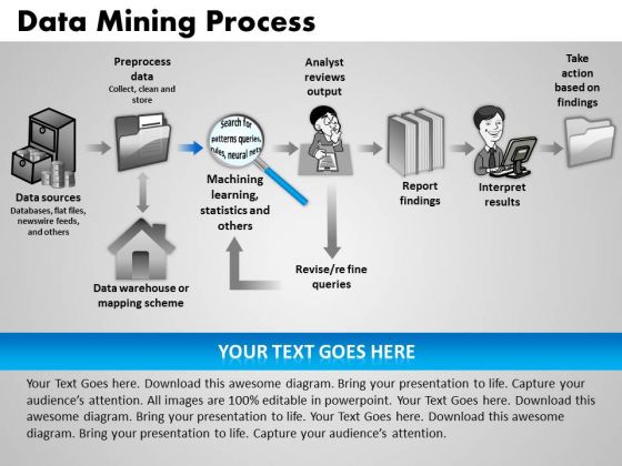 PowerPoint Presentation Data Mining Process Leadership Ppt Layouts