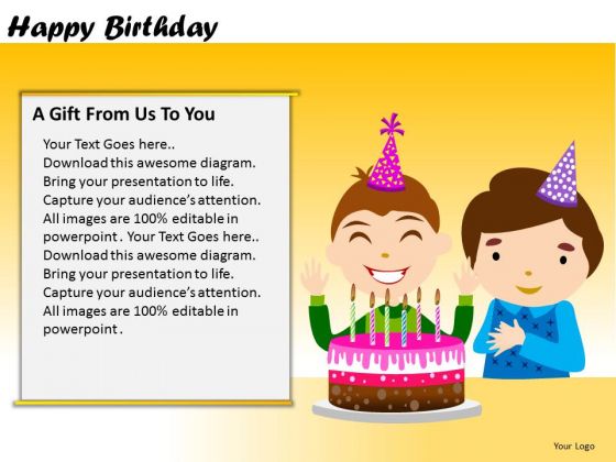 PowerPoint Presentation Designs Corporate Strategy Happy Birthday Ppt Slidelayout