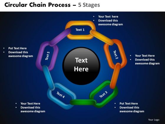 PowerPoint Presentation Designs Cycle Chart Circular Chain Ppt Theme