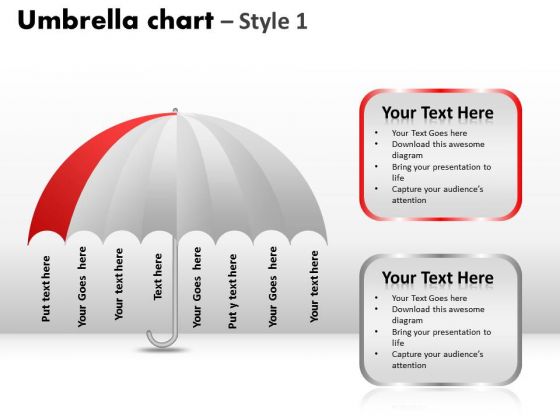 PowerPoint Presentation Designs Graphic Umbrella Chart Ppt Slides