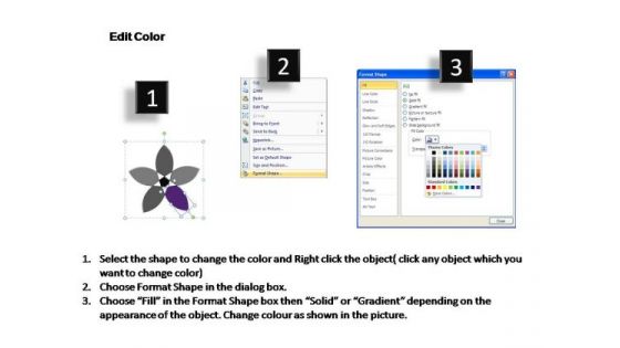 PowerPoint Presentation Designs Growth Flower Petal Ppt Themes