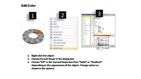 PowerPoint Presentation Designs Process Circular Ppt Themes