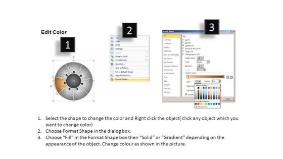 PowerPoint Presentation Editable Circular Puzzle Ppt Slide