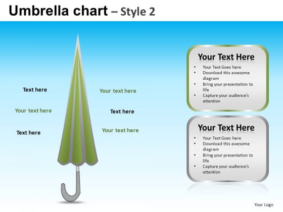 PowerPoint Presentation Executive Teamwork Vision Umbrella Chart Ppt Themes