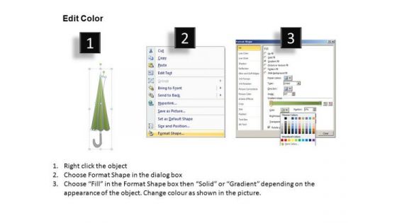 PowerPoint Presentation Executive Teamwork Vision Umbrella Chart Ppt Themes