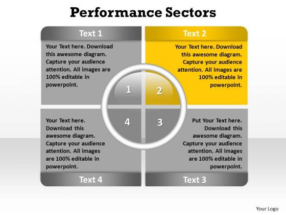 PowerPoint Presentation Leadership Performance Sectors Ppt Template
