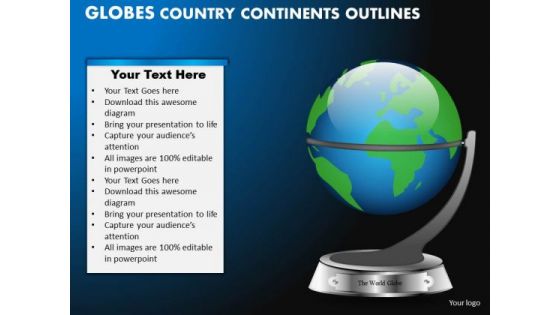 PowerPoint Presentation Strategy Globes Country Ppt Template