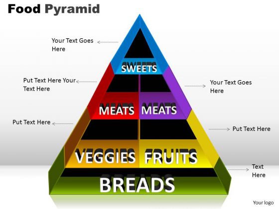 PowerPoint Presentation Teamwork Food Pyramid Ppt Slides
