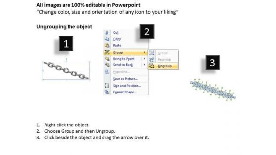 PowerPoint Presentation Teamwork Weak Broken Chains Ppt Templates