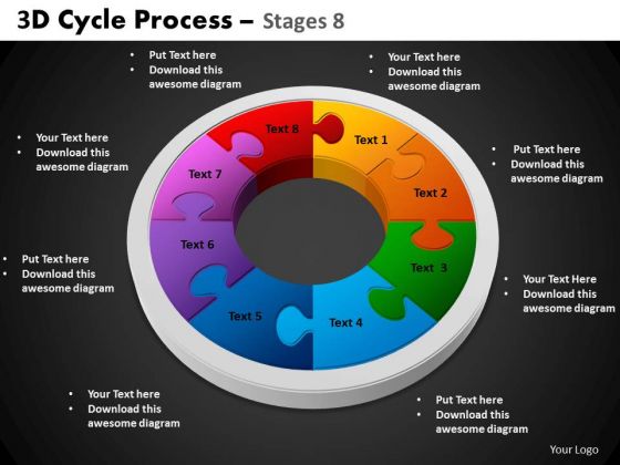 PowerPoint Process Circular Chart Cycle Process Ppt Process