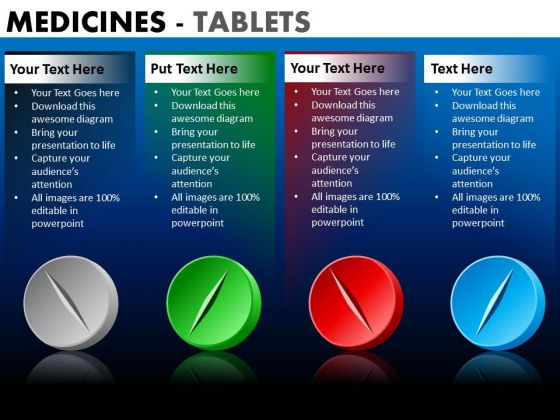 PowerPoint Process Corporate Designs Medicine Tablets Ppt Design
