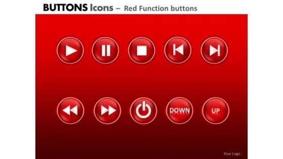 PowerPoint Process Corporate Teamwork Buttons Icons Ppt Backgrounds