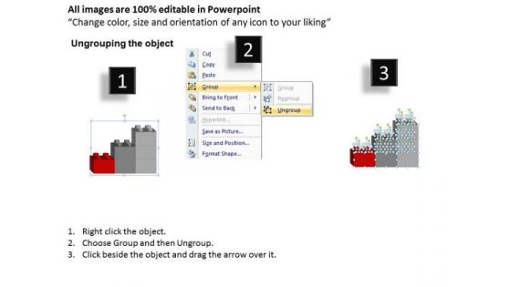 PowerPoint Process Diagram Lego Blocks Ppt Design