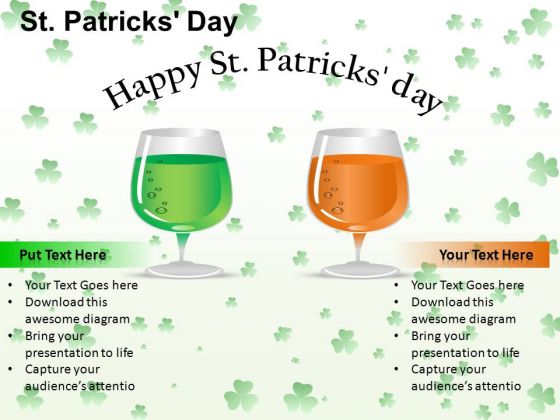 PowerPoint Process Editable Patricks Day Ppt Design Slides