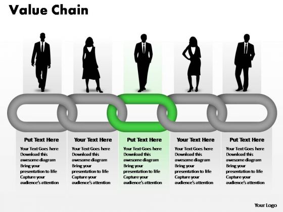 PowerPoint Process Education Business Value Chain Ppt Slide Designs