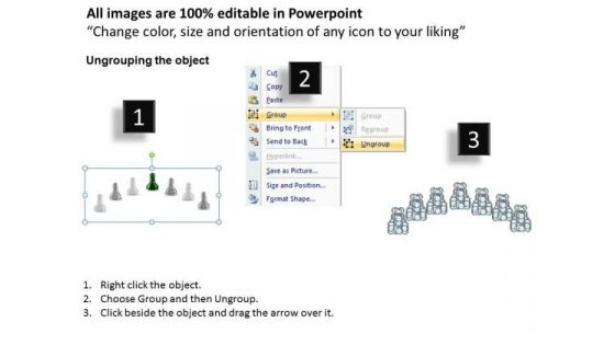PowerPoint Process Education Chess Pawn Ppt Layouts